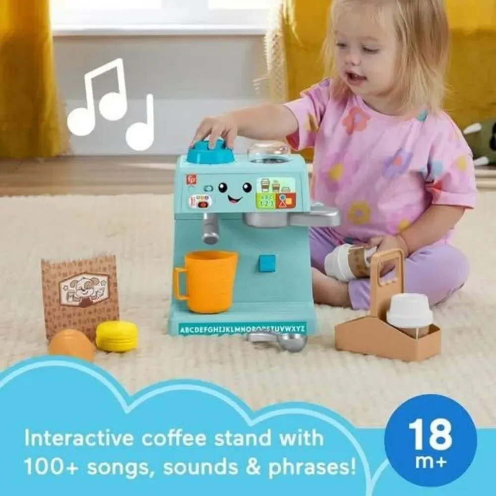 NEW Fisher-Price Toddler Toy Laugh & Learn/ Learn & Serve Coffee Cafe Playset